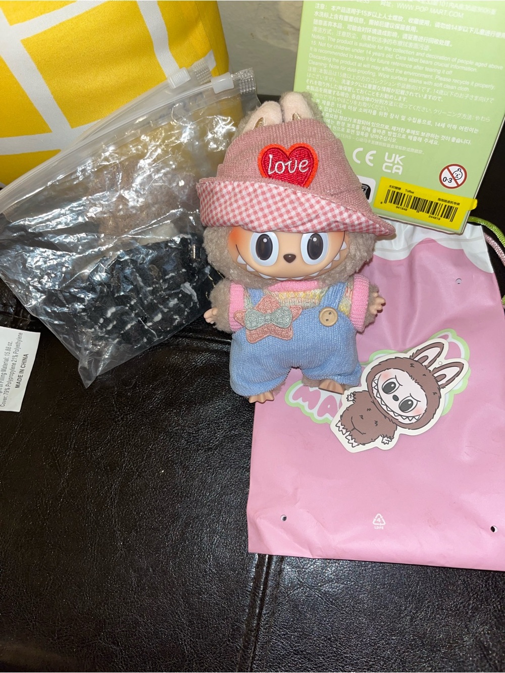 POP MART Exciting Macaron THE MONSTERS Labubu Toffee